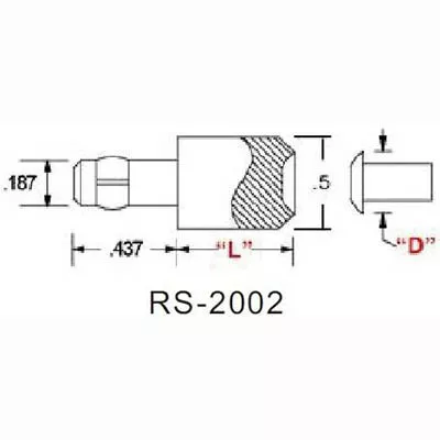 Оправка RS2002-9 для пресс-заклепочника AIRPRO