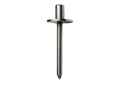 Заклепка вытяжная 3,2x9,5 сталь/сталь закрытая широкий бортик