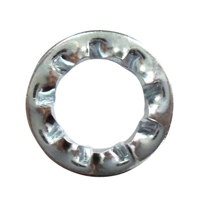 Шайба M3 DIN 6798 I пружинная сталь цинк