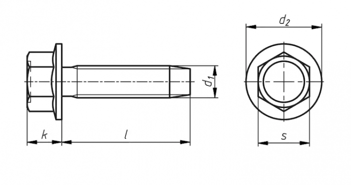 Винт М6 DIN 7500 D стальной цинк