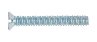Винт М3 DIN 963 стальной 4.8 цинк