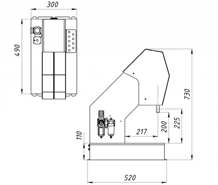 Станок Пневмопресс EX-PRESS PNEUMATIC