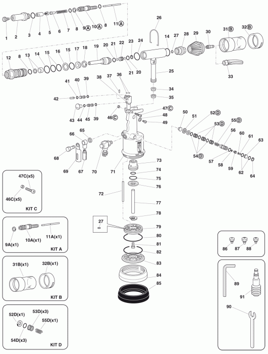 ЗАКЛЕПОЧНИК FAR RAC 172