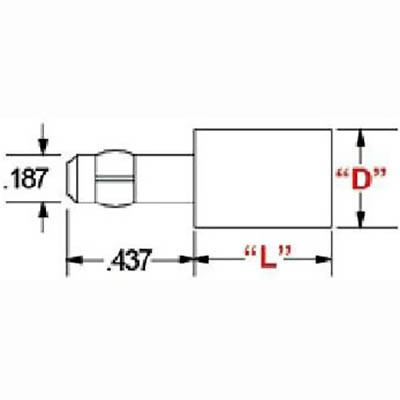 Оправка RS2003-22 12,7 (1/2”) для пресс-заклепочника AIRPRO