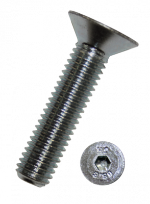 Винт М16 DIN 7991 стальной 10.9 цинк