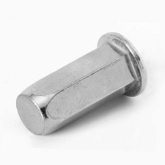 Заклепка нержавеющая A2 М5 шестигранная стандартный бортик закрытая