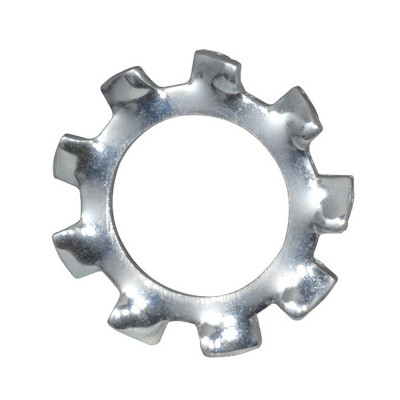 Шайба M3 DIN 6797 А стальная цинк