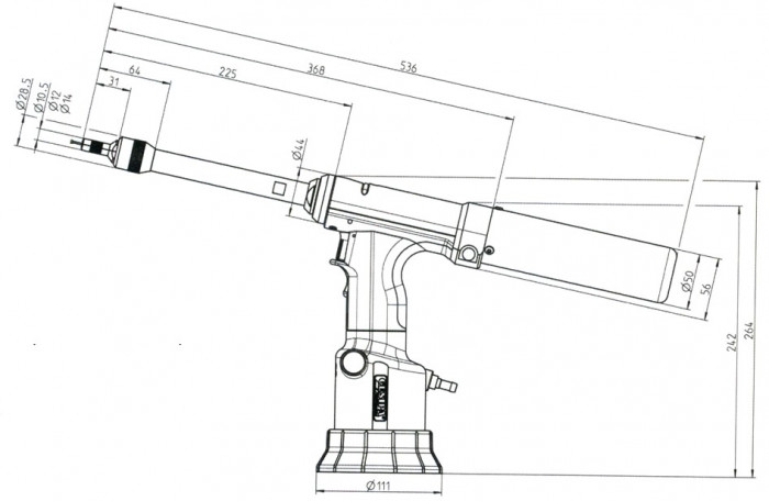 ЗАКЛЕПОЧНИК GESIPA TAURUS 1 SPEED