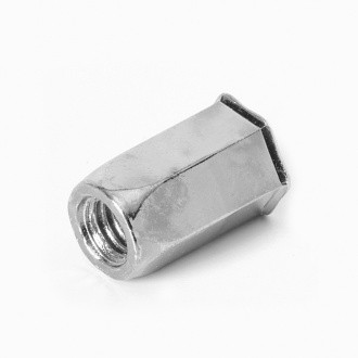 Заклепка шестигранная уменьшенный бортик М6